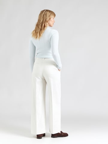 Calvin Klein Jeans Baggy Kalhoty s puky – bílá