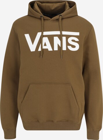 VANS - Sweatshirt 'CLASSIC II' em castanho: frente