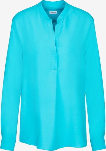 Chemisier 'Schwarze Rose' SEIDENSTICKER en bleu : devant