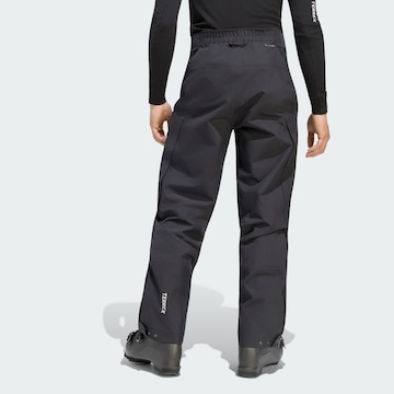 ADIDAS TERREX - Slimfit Calças outdoor 'Xperior Hybrid' em preto