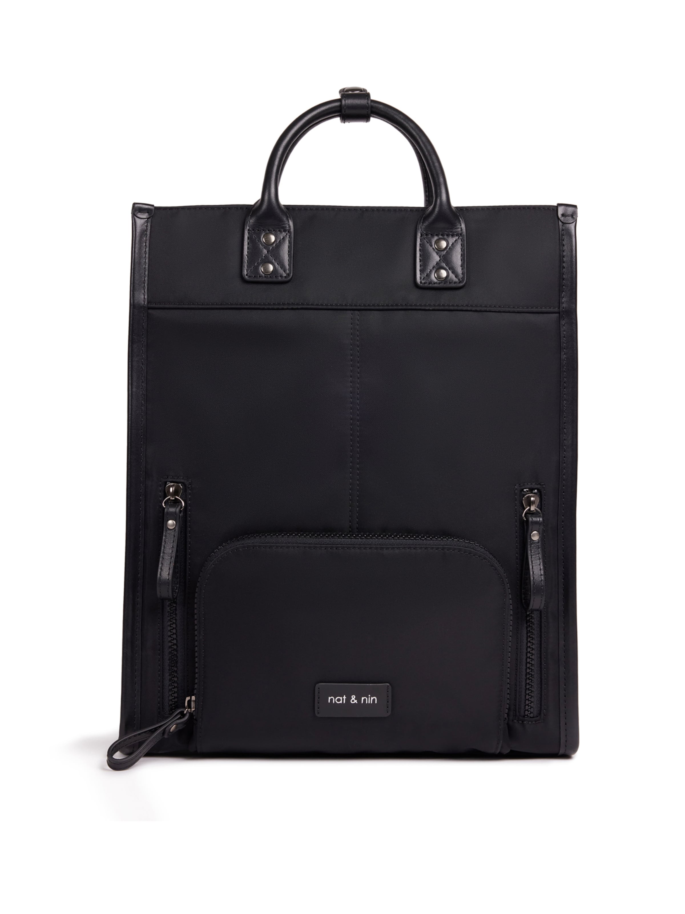 Nat&Nin Batoh 'Macy' – černá: přední strana