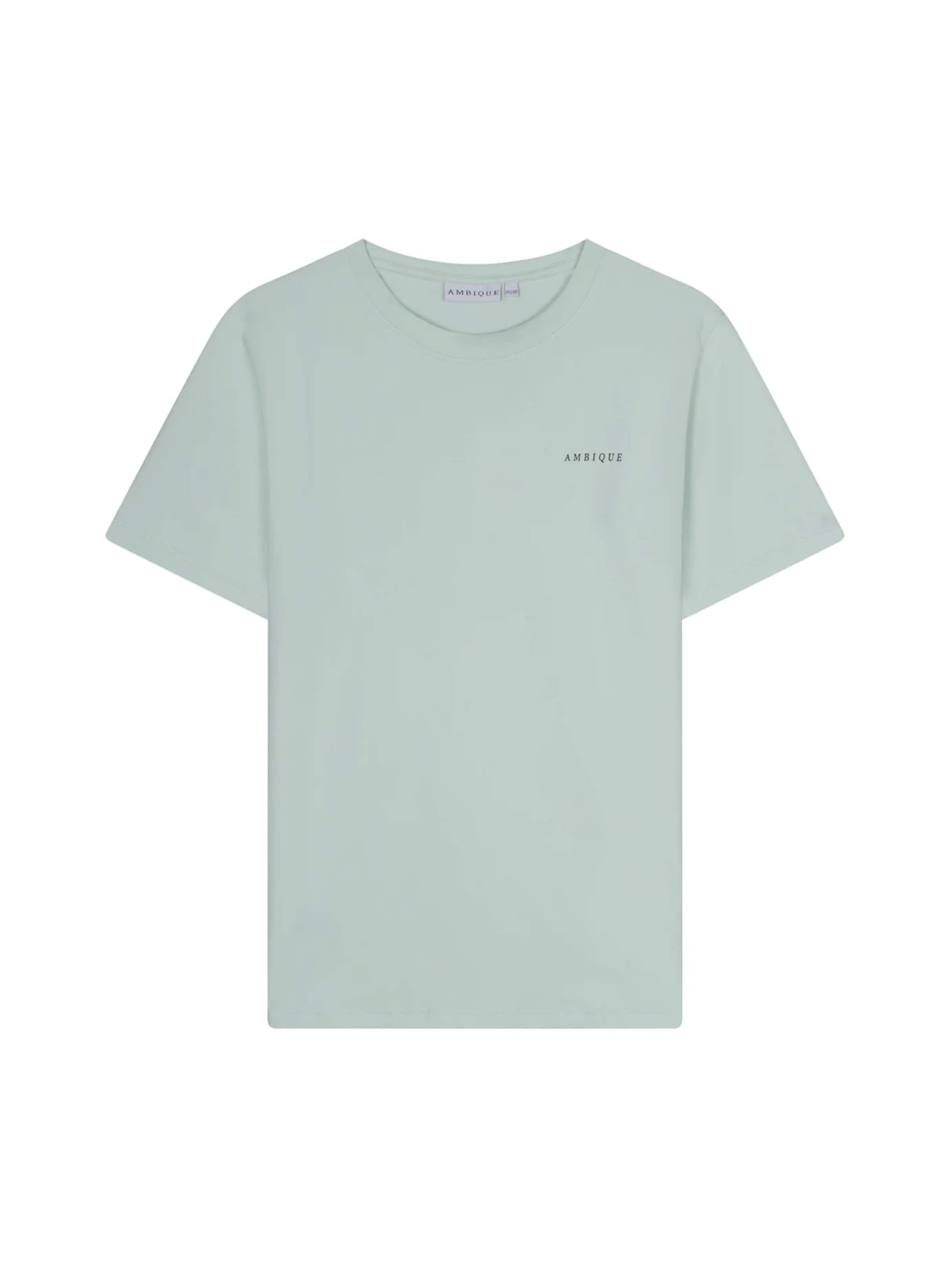AMBIQUE Shirt 'JUSTIN' in Groen: voorkant