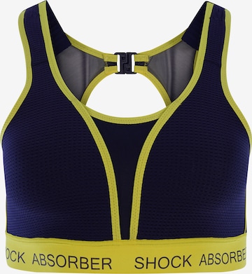 SHOCK ABSORBER Bralette Sports Bra in Blue: front