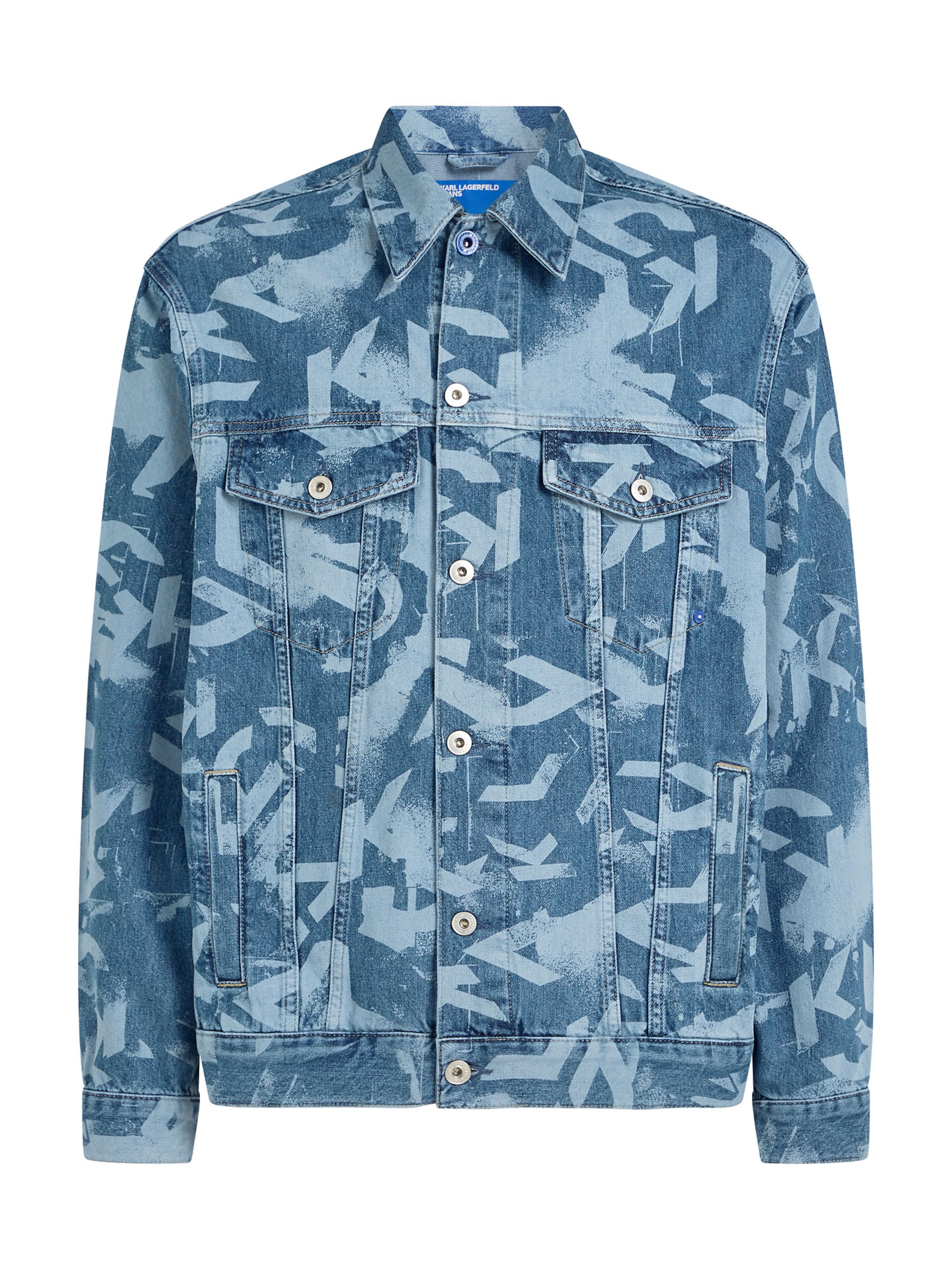 zils KARL LAGERFELD JEANS Starpsezonu jaka: no priekšpuses