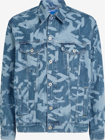 mėlyna KARL LAGERFELD JEANS Demisezoninė striukė: priekis