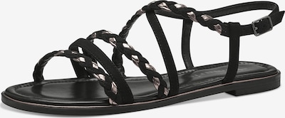 TAMARIS Remienkové sandále - bronzová / čierna / strieborná, Produkt