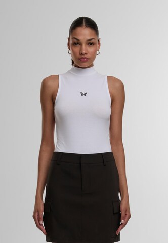 Mister Tee Shirt bodysuit 'Fly Away' in White