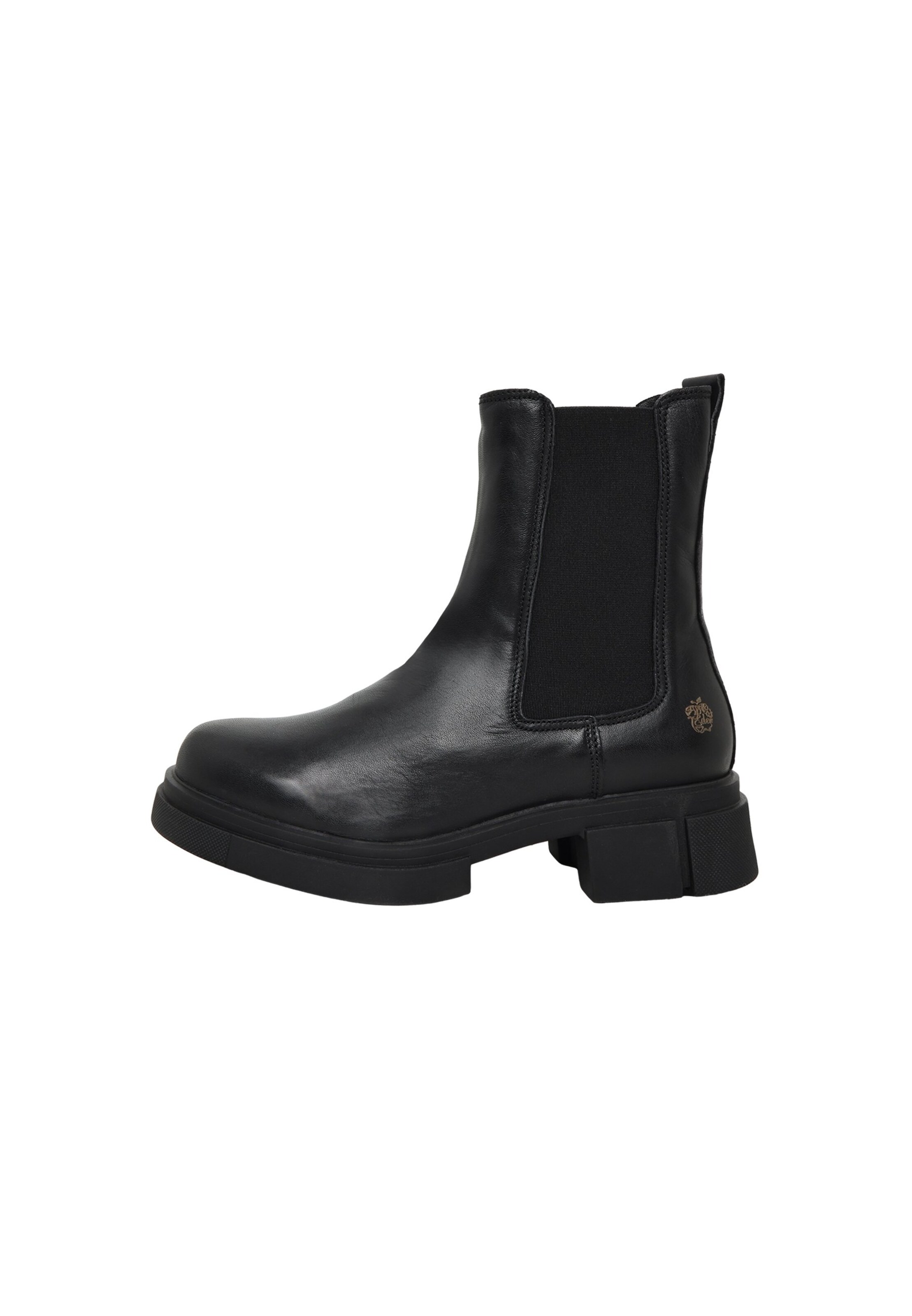 Chelsea Boots 'GENI' Apple of Eden en noir : devant