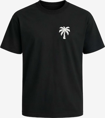 Neverless Shirt 'Minimalistic Palm' in Black: front