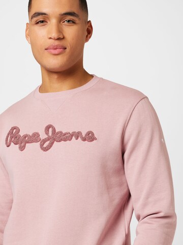 Pepe Jeans Sweatshirt 'RYAN' in Pink