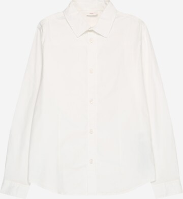 s.Oliver Button Up Shirt in White: front