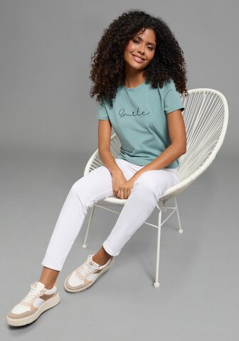 LAURA SCOTT Shirt in Green