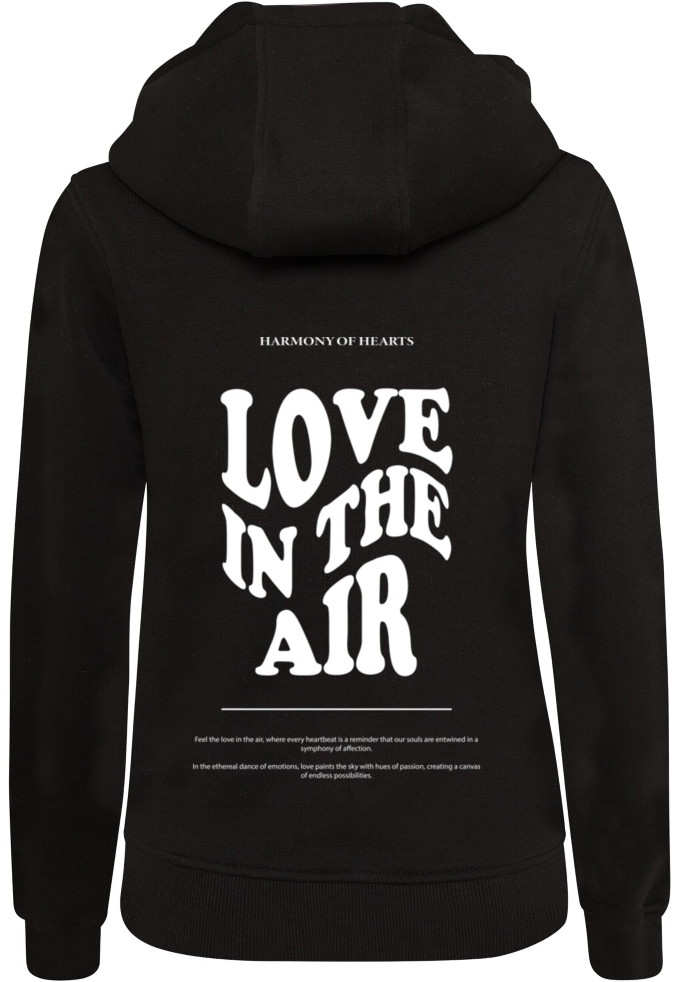Merchcode Sweatshirt 'Love In The Air' in Black