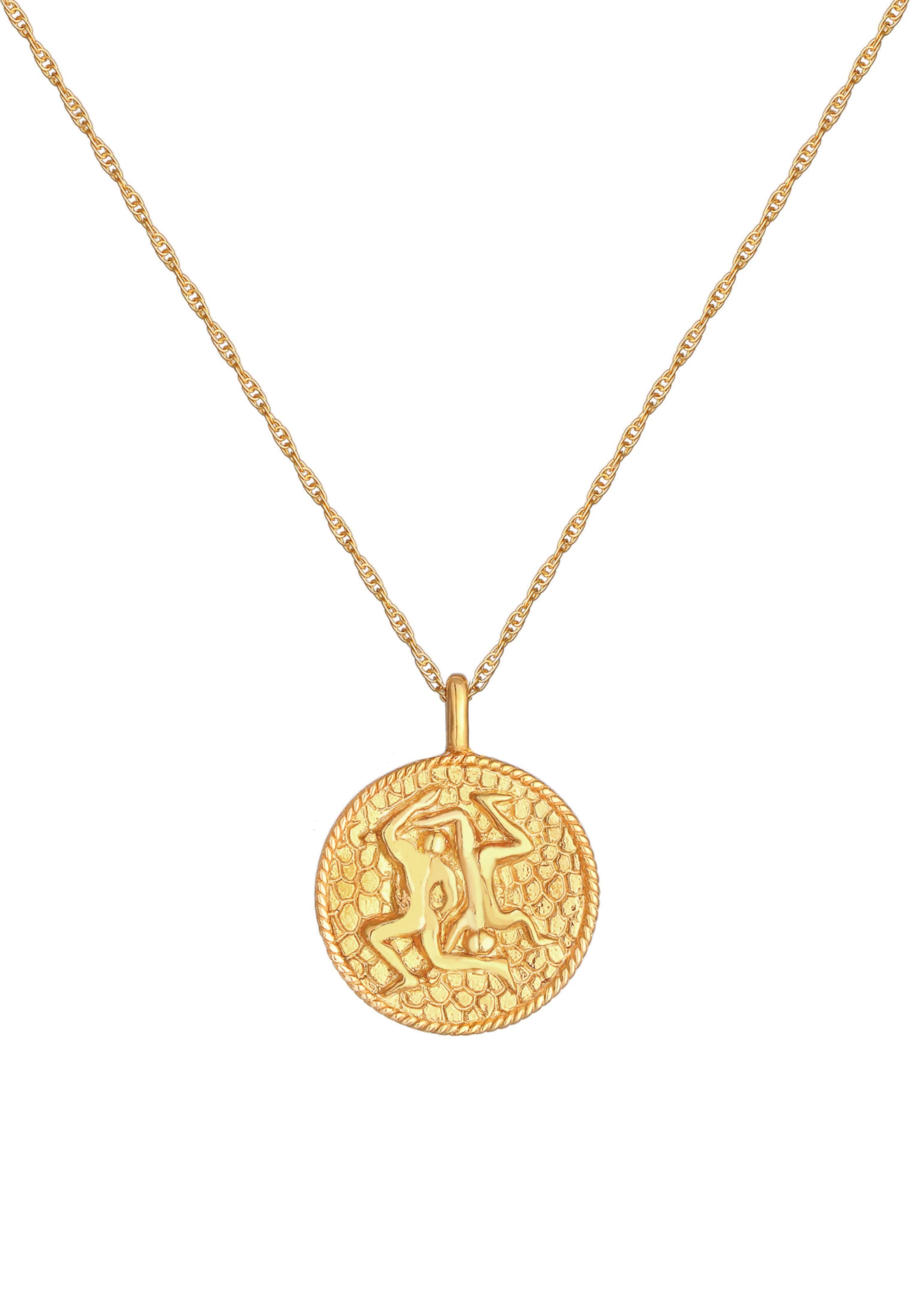 ELLI Halskette Sternzeichen - Zwillinge in gold, Produktansicht