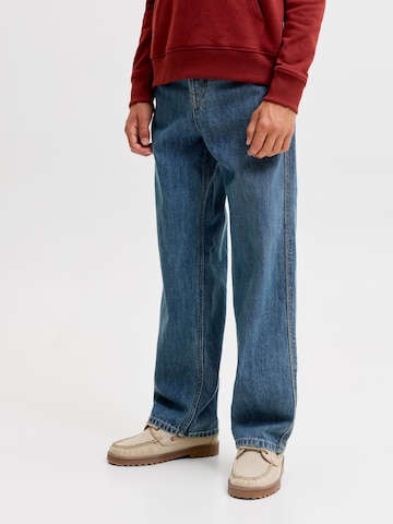 Baggy Jean 'JJIALEX JJNORREBRO' Jack & Jones Junior en bleu : devant