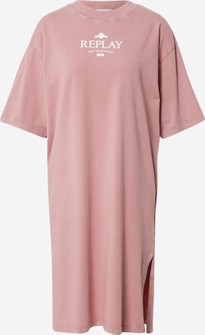 REPLAY Dress in Pink: front