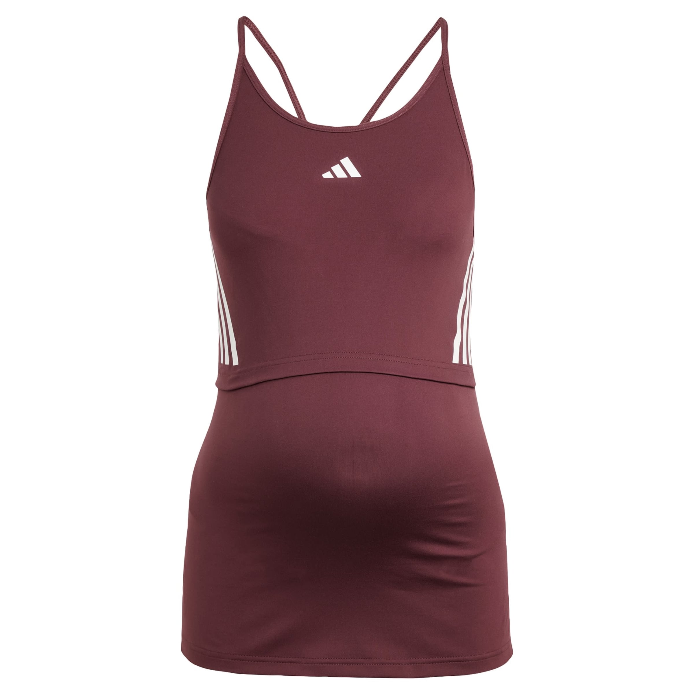 ADIDAS PERFORMANCE Sporttop 'Maternity' in Rot: Vorderseite