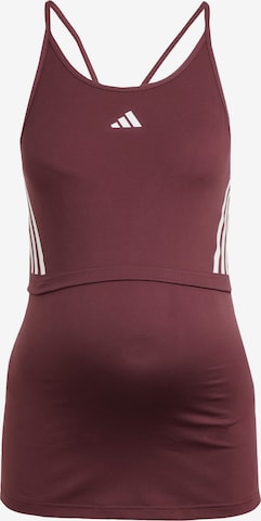 ADIDAS PERFORMANCE Sporttop 'Maternity' in Rood: voorkant
