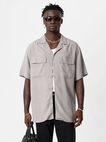 Fit confort Chemise 'Athens' VAMOS CLO en gris : devant