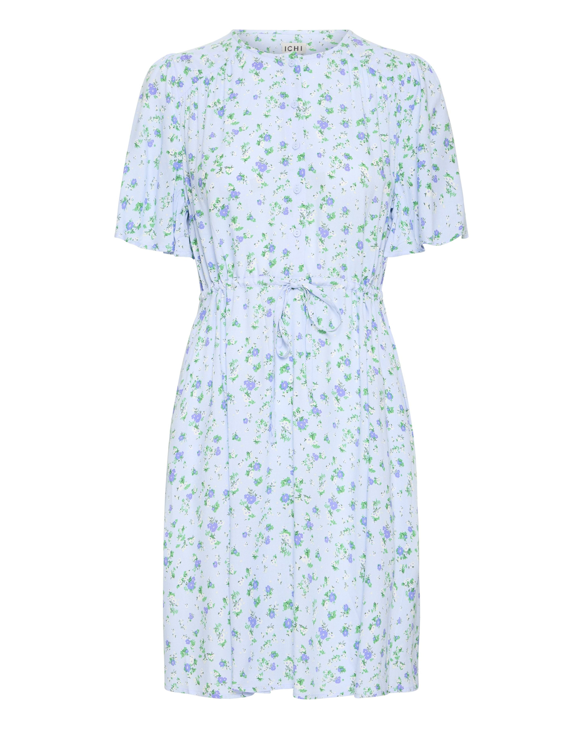 ICHI Dress 'VERA' in 34 in Blue / Green / White, Item view