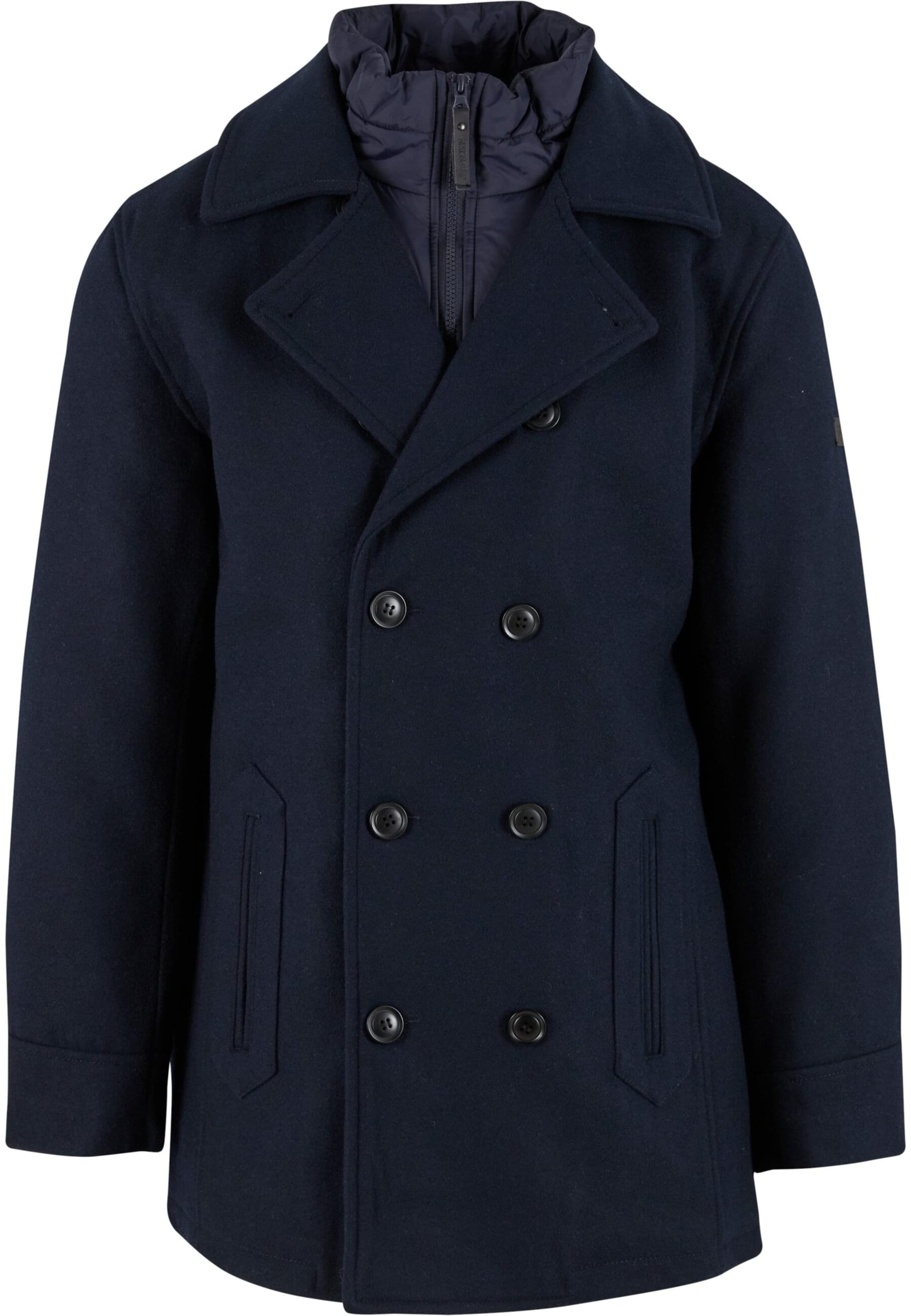 Cappotto invernale 'Lunillo' di INDICODE JEANS in blu: frontale