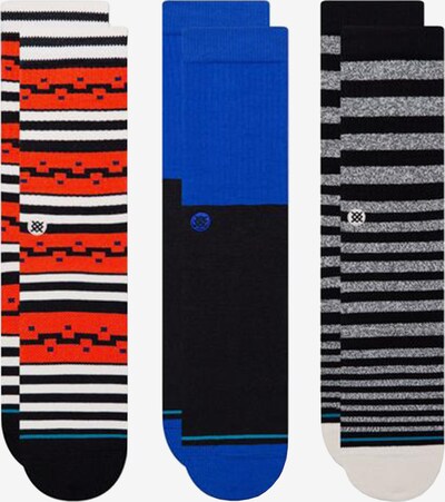 Șosete sport 'Irwin' Stance pe indigo / gri / roșu / negru, Vizualizare produs