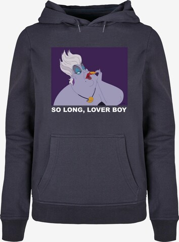 ABSOLUTE CULT Sweatshirt 'Little Mermaid - Ursula So Long Lover' in Blauw: voorkant