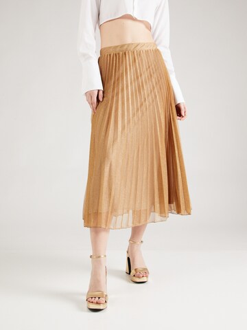 River Island Rok in Goud: voorkant