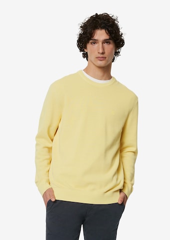 Pull-over Marc O'Polo en jaune : devant