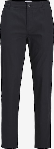 Jack & Jones Plus regular Lærredsbukser i sort: forside