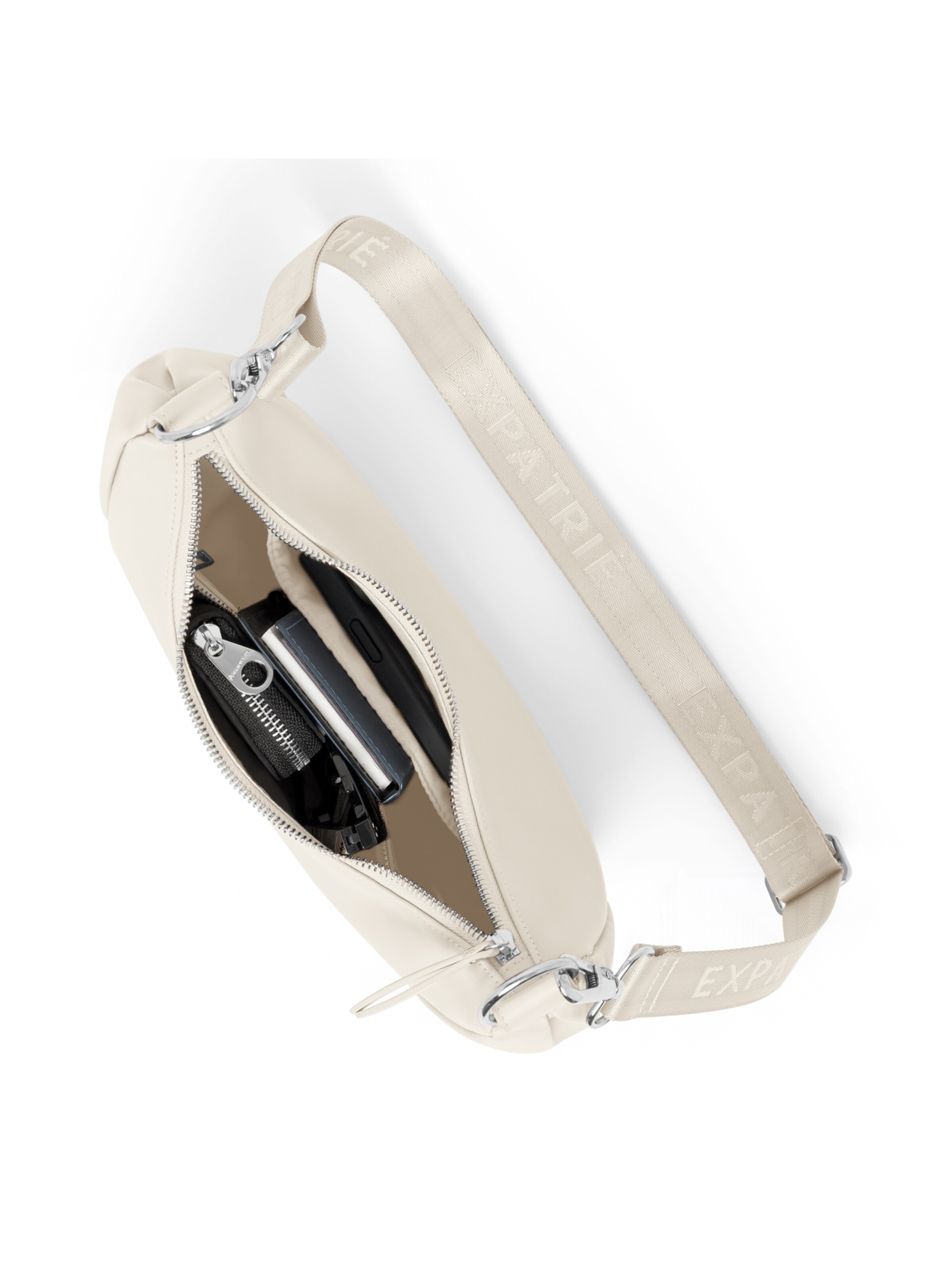 Expatrié Torba za čez ramo 'Lea Small' | bela barva