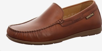 Pantoufle 'Sportlicher Slipper Herren Algoras 38111 Echtleder in braun' MEPHISTO en marron : devant