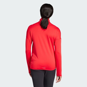 ADIDAS TERREX Athletic fleece jacket 'Xperior' in Red