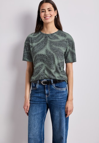 T-shirt STREET ONE en vert : devant