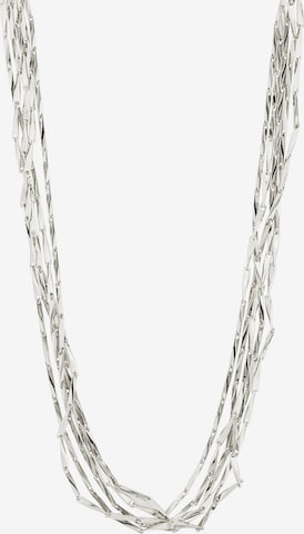 Pilgrim Halsband 'Connect' i silver: framsida