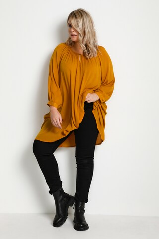 KAFFE CURVE Туника 'Ami' в Желтый