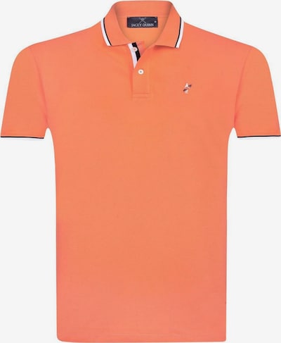 Marškinėliai iš Jacey Quinn, spalva – koralų splava / juoda / balta, Prekių apžvalga