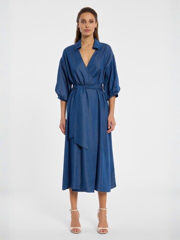 Ana Alcazar Jurk 'Darla' in Blauw