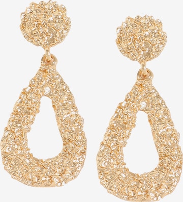 SOHI Earrings 'Tahlee' in Gold: front