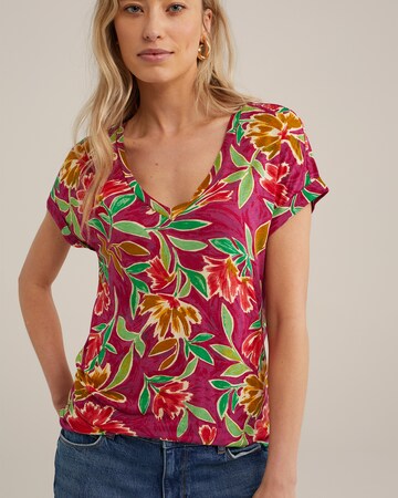 WE Fashion Shirt in Roze: voorkant