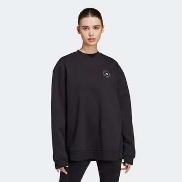 ADIDAS BY STELLA MCCARTNEY - Sweatshirt de desporto em preto: frente