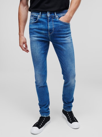 Skinny Jean KARL LAGERFELD JEANS en bleu : devant