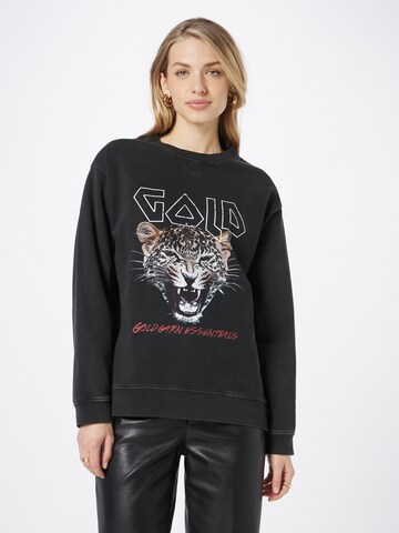 Goldgarn Sweatshirt in Black: front