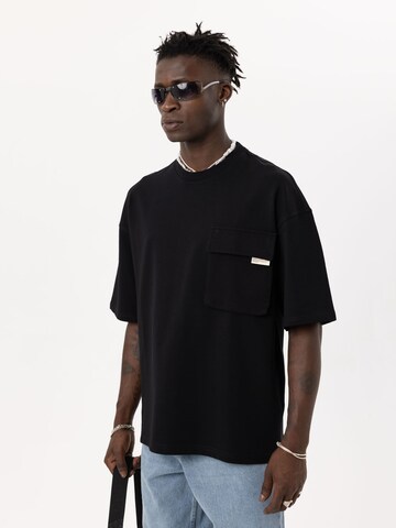 T-Shirt 'Elderflower' VAMOS CLO en noir