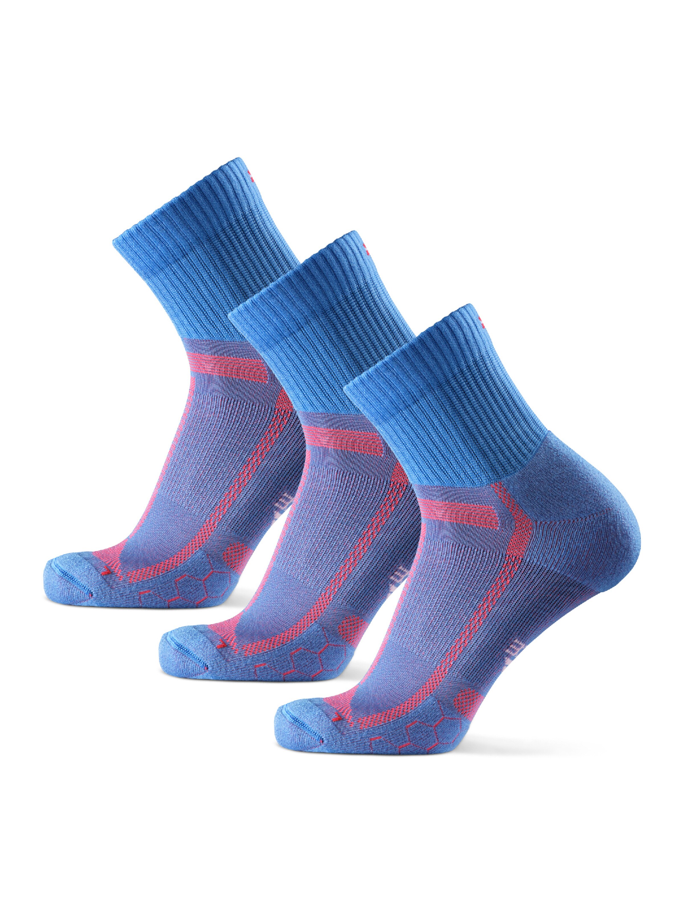 DANISH ENDURANCE Sports socks 'Long Distance' in Blue