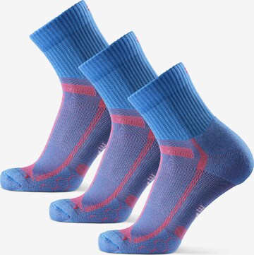 DANISH ENDURANCE Athletic Socks 'Long Distance' in Blue