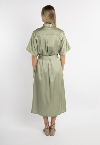 DreiMaster Klassik Košeľové šaty - Zelená