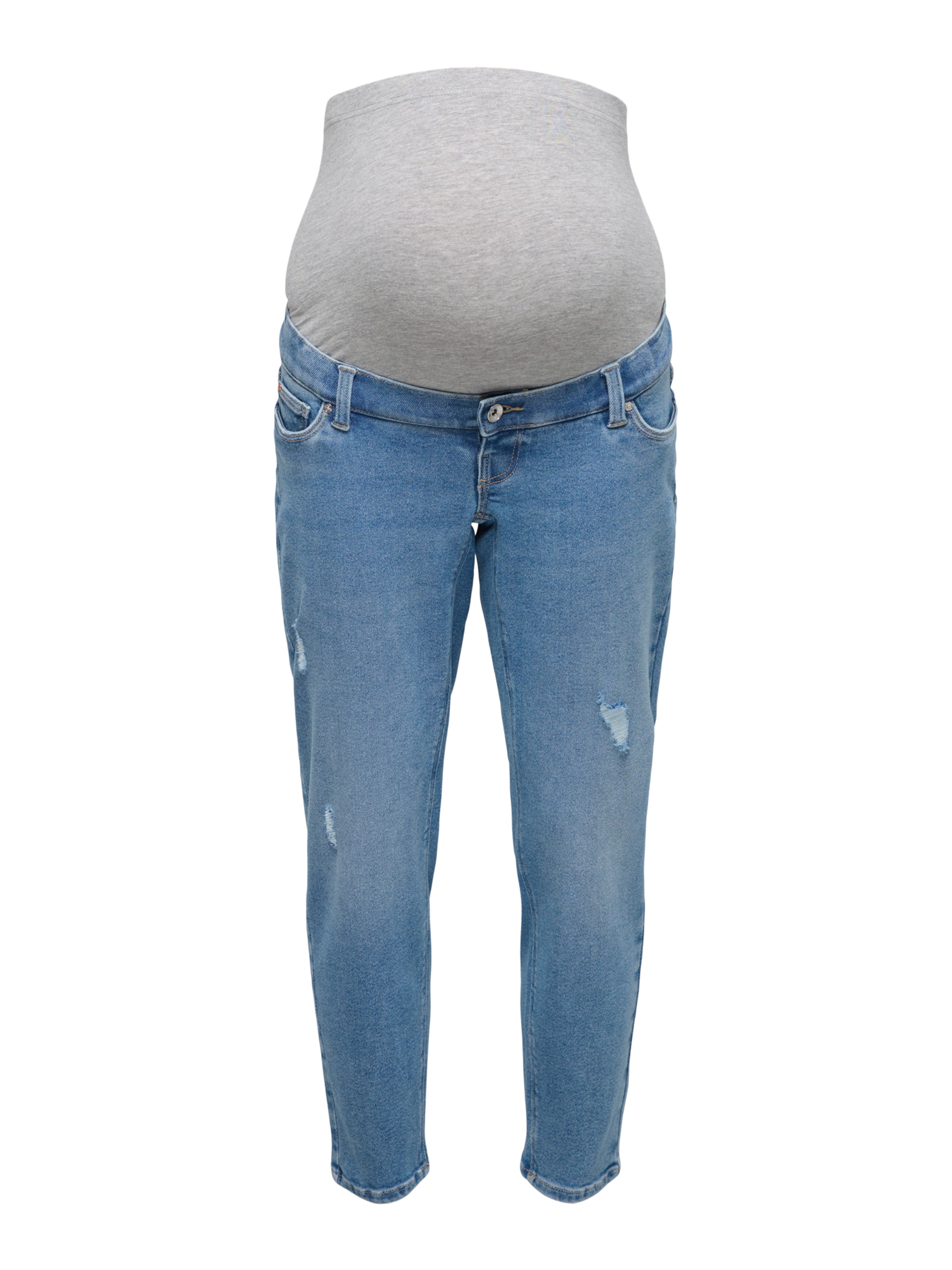 Only Maternity Regular Jeans 'OLMCATWALK' in Blau