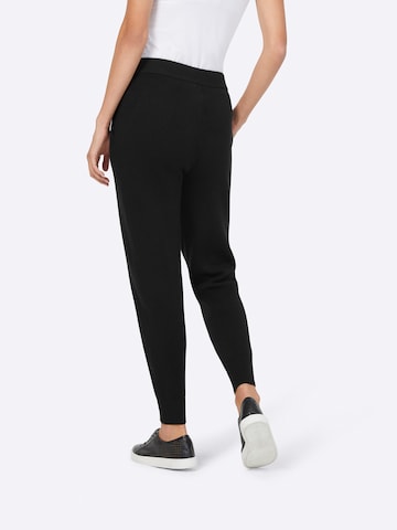 heine - Tapered Pantalón en negro