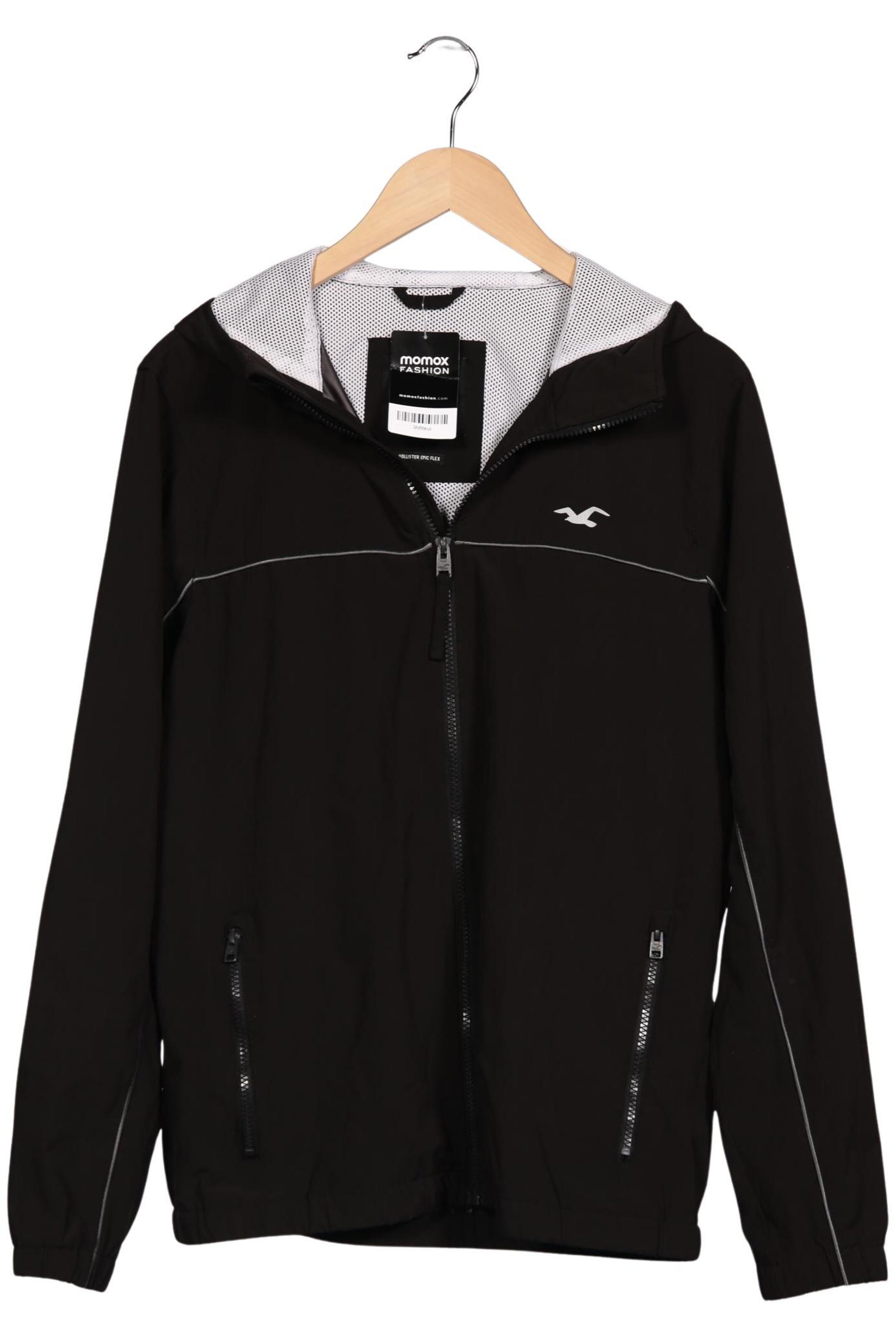 HOLLISTER Jacket & Coat in M in Black: front